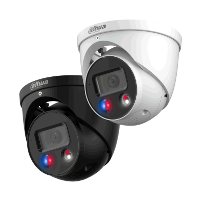 Dahua Camera IP 8Mpx sphérique polychrome dissuasion active et Focale Fixe Dome WizSense 3 DH-IPC-HDW3849H-AS-PV -Algerie-DZ-TCRK-hamiz